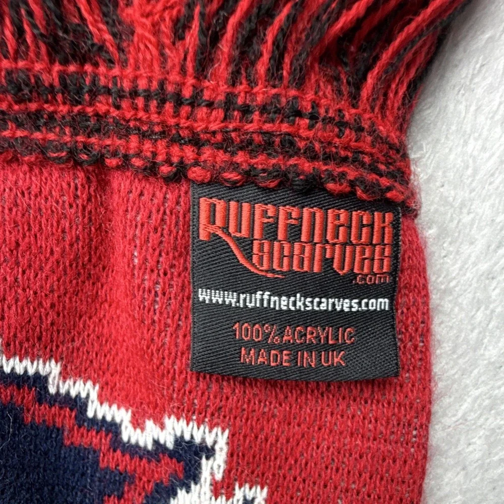 Ruffneck Scarves Chicago Fire vs Manchester United Soccer Scarf Red